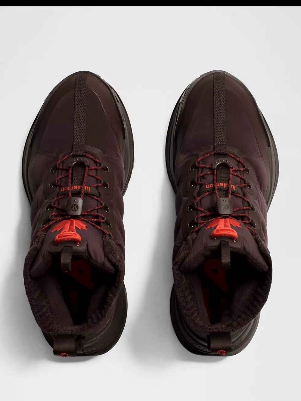 Brand new Lululemon women’s team Canada waterproof Winter boots- Dark Burgundy - Picture 2 of 8